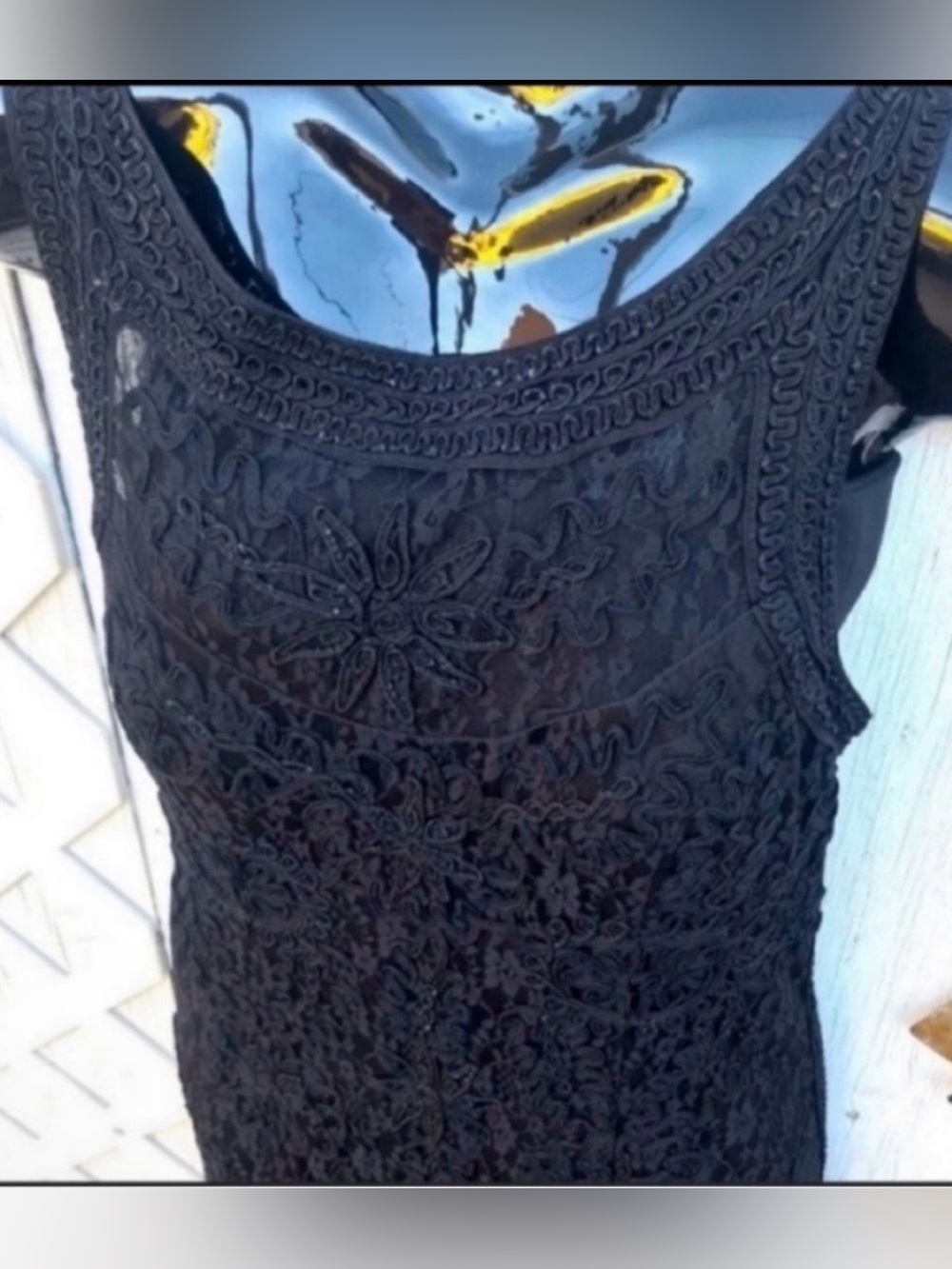 🖤Elegant Black Lace Evening Gown - Classic Women's Dress🖤 - Picture 6 of 10